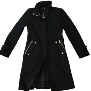 Zara Woman black coat 2